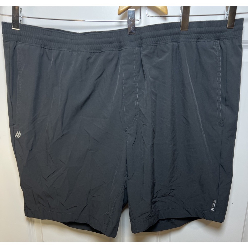 Eddie Bauer Men's Motion Flexion Shorts 3XL Black Lined NWOT Performance Active